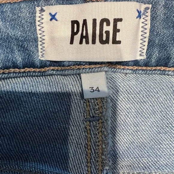 Paige Denim Claudine Flare Cropped Jeans Size 34 - Picture 4 of 5